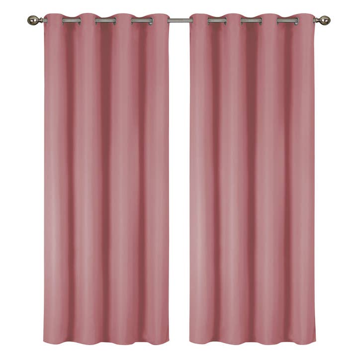 J&V TEXTILES - Wholesale Curtain - 2 Pack - 55'' X 84'' Solid Thermal Blackout Panels (19 Colors)13