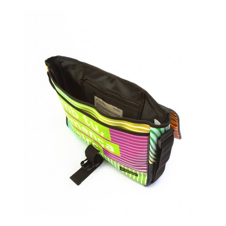 DEMANO - Wholesale Shoulder Bag - Women's - Borne - Blue - Orange - Eco Recycled Shoulder Bag2