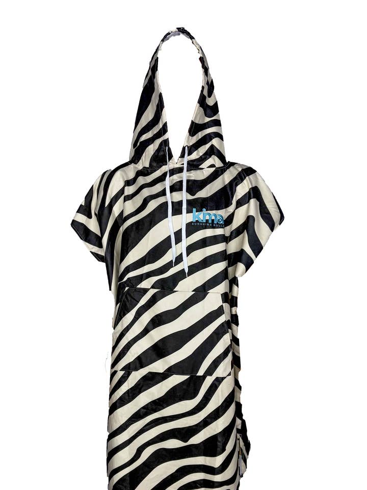 Microvezel Surf Poncho - Zebra Motief voor wholesale door KIMA