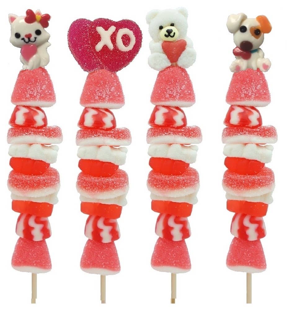 Gotta Get It Gifts - Wholesale Gummy - Valentine Gummy Kabobs