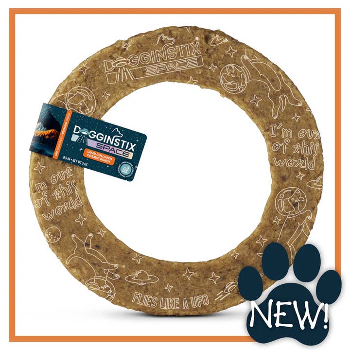 Alamo Pet Experts - Wholesale Pet Treats - Dog - DGS Lamb Collagen Cosmic Donut PDQ - 20ct