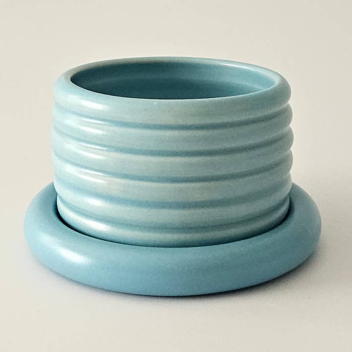 Bumpy Drinking Glass • Handmade Ceramic Cup for wholesale by Bad Dogs Studio