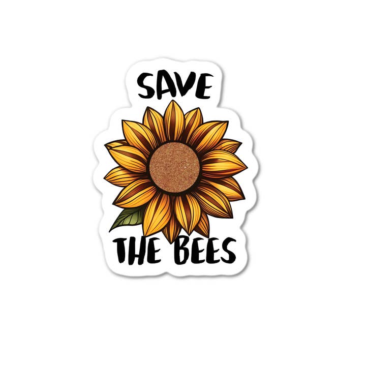 Stick-It Expressions - Wholesale Phone & Laptop Stickers - 3'' Sticker | Save The Bees Sticker