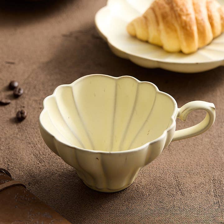 Gohobi – Großhandel Kaffeebecher – Gohobi Kaffeebecher und Sauce aus Steinzeug in Blumenform, handgefertigt