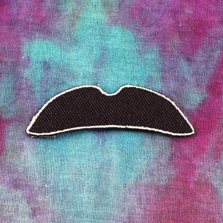 Tribal Trade GmbH - Wholesale Patch - Mustache thick curved mustache sticker patch7