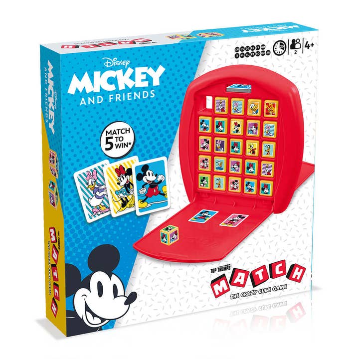 Mickey & Friends Top Trumps Match - The Crazy Cube Game for wholesale by Top Trumps USA, Inc.