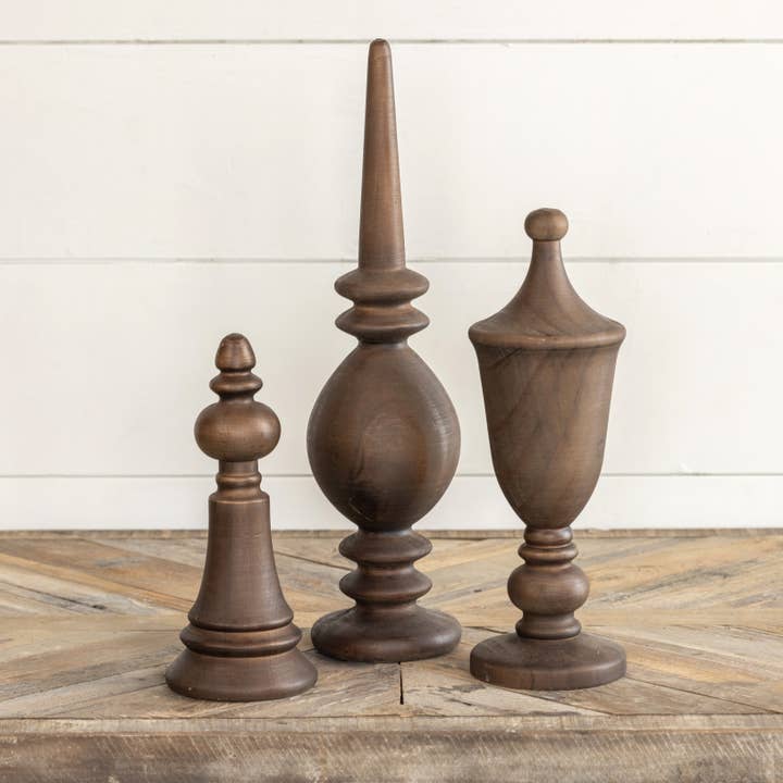 Ragon House - Vendita all'ingrosso Decorazioni da tavolo - POMOLO IN LEGNO DA 12"3