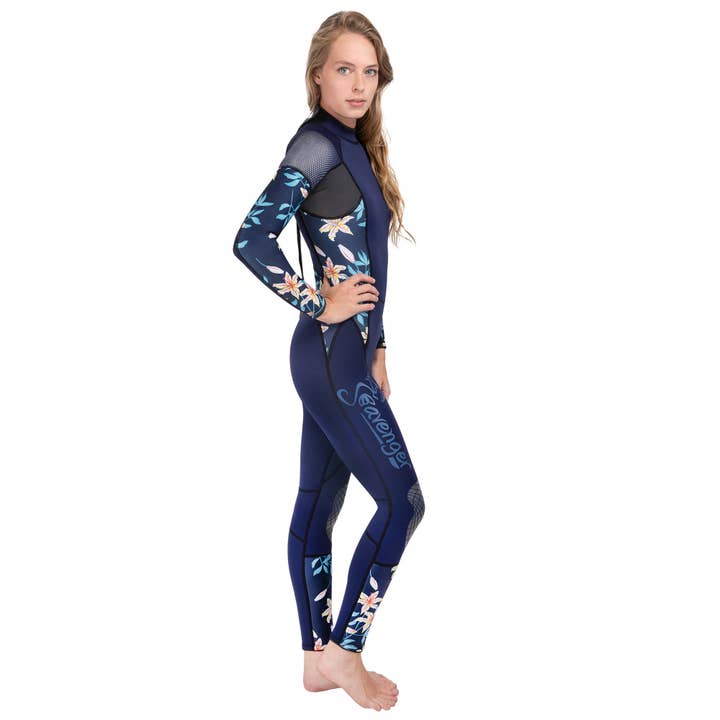 Seavenger – wholesale One-piece swimsuit – Women’s – Alpha 3mm Women’s Wetsuit - Dark Floral