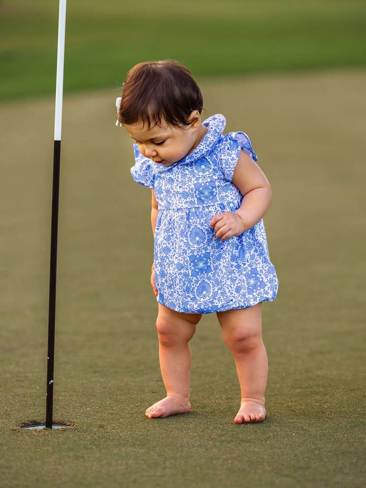 Combinaison Nala pour filles bébé et tout-petits - Riviera Blanc pour la vente par Turtles and Tees