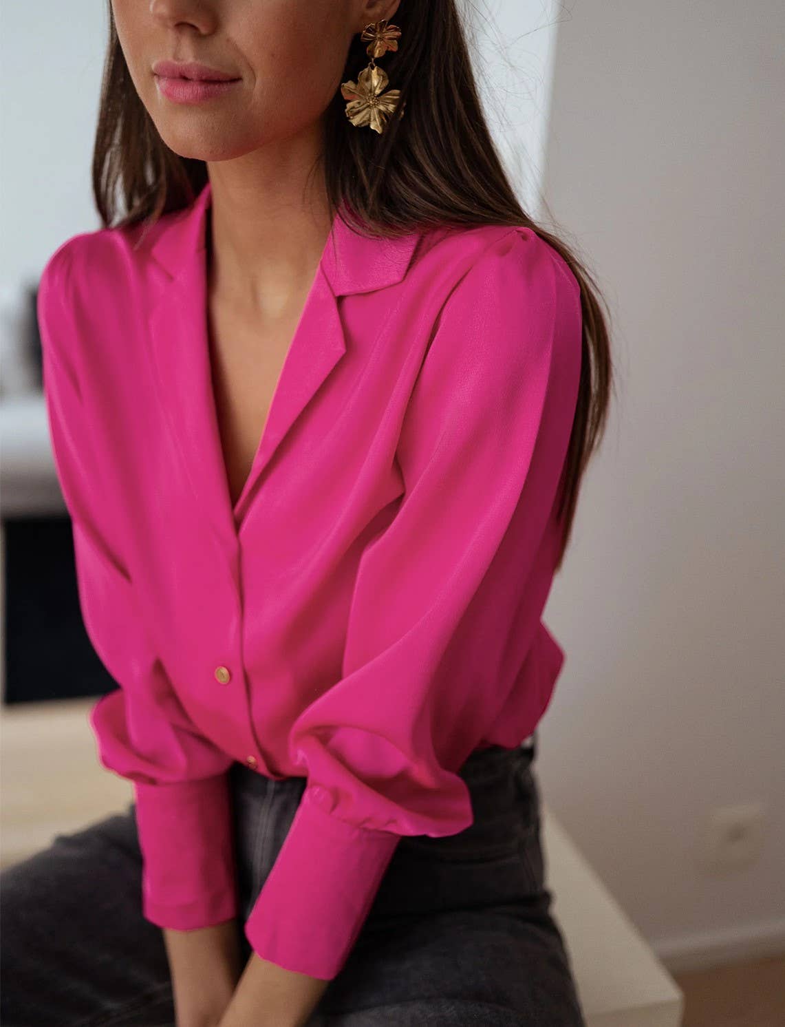 HIDDENBRAND - Wholesale Button Down Shirt - Women's - Formal classic button down shirt18