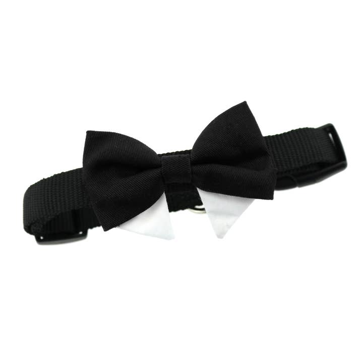 Doggie Design - Wholesale Pet bow tie – Dog - Universal Dog Bow Tie - Black with Starter Collar