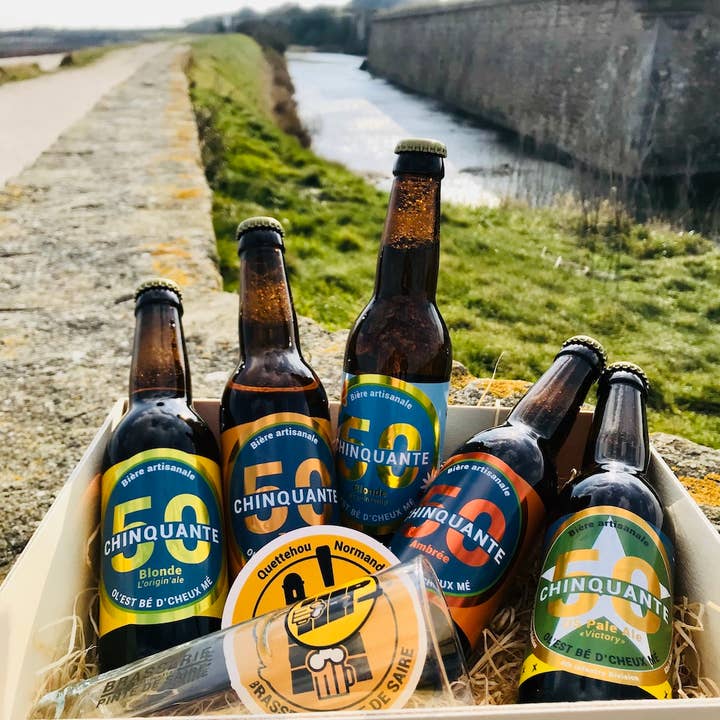 Brasserie Pinte de Saire - Wholesale Beer - Chinquante Blonde Craft Beer 5°- 75cl2