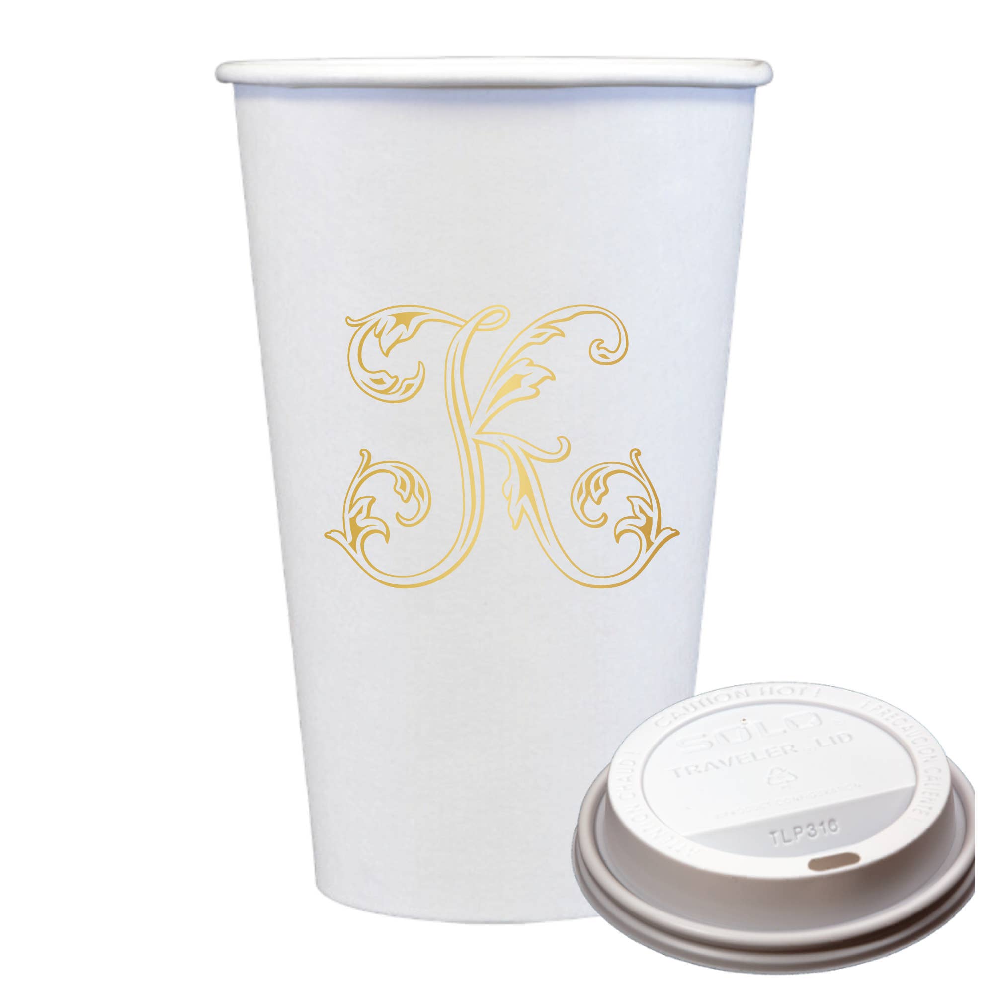 Sip Hip Hooray – wholesale Disposable cup – Initial Monogrammed Coffee Cups with Lids9