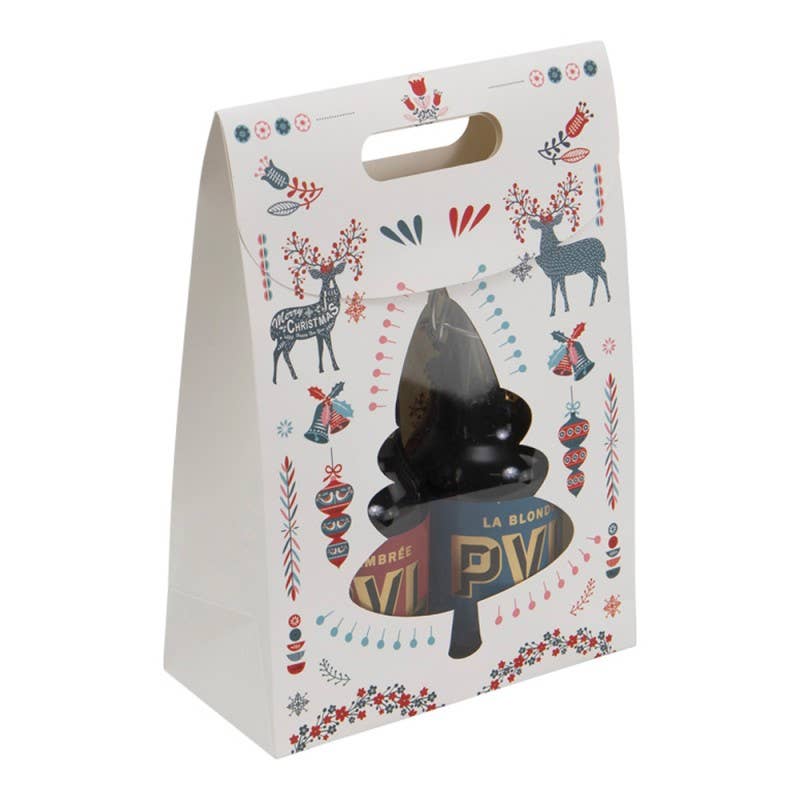 Deffrennes - Vendita all'ingrosso Buste regalo - Sacchetto regalo natalizio rettangolare scandinavo 19x9x271