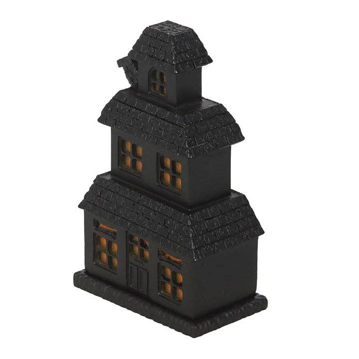 Something Different Wholesale – wholesale Incense holder – Black Haunted House Halloween Incense Cone Holder3