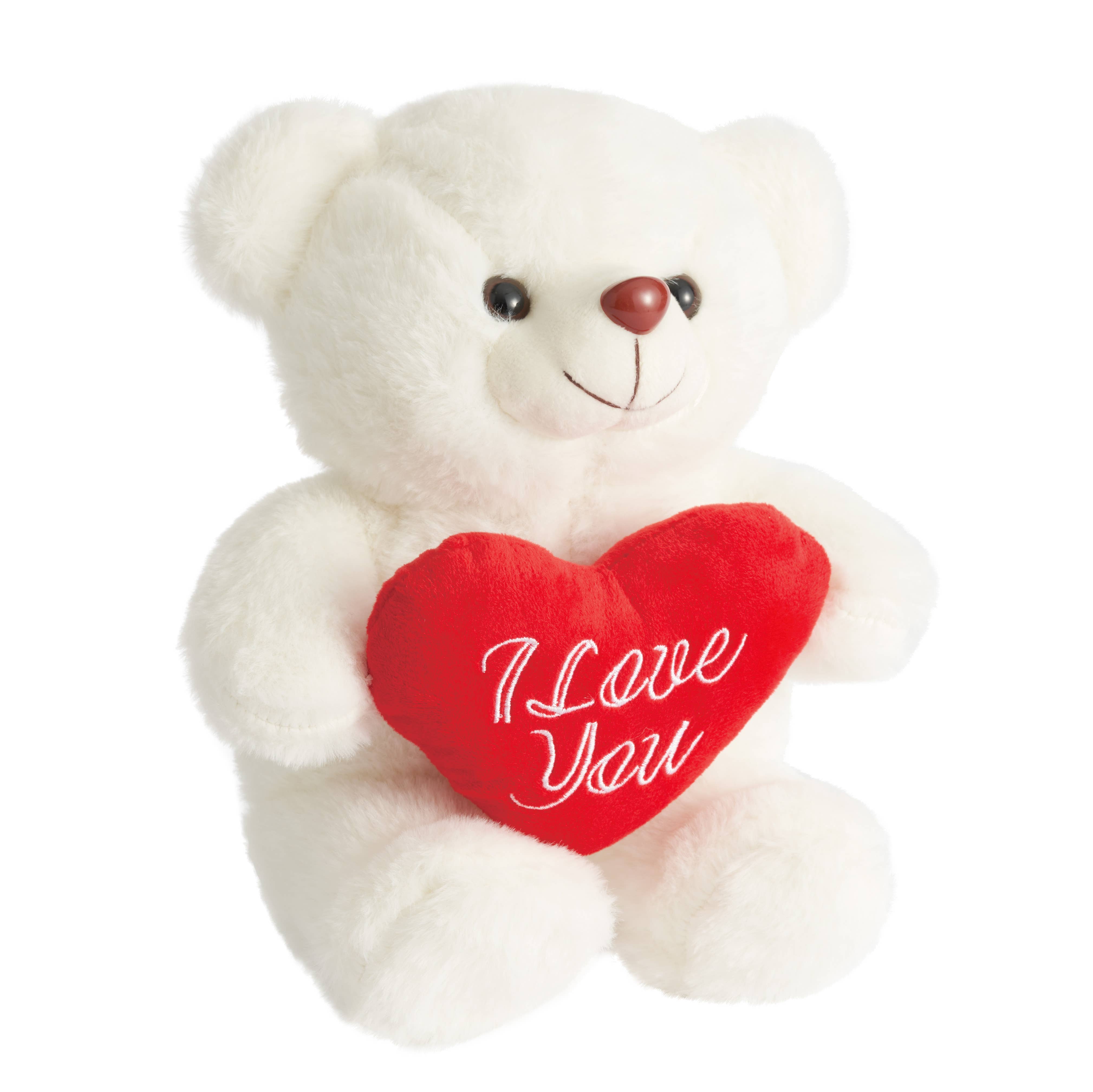 The Twiddlers - Wholesale Stuffed/Plush Toy - Kids & Baby - Teddy Bear with I Love You Heart, 25cm / 10" - Valentine Day0