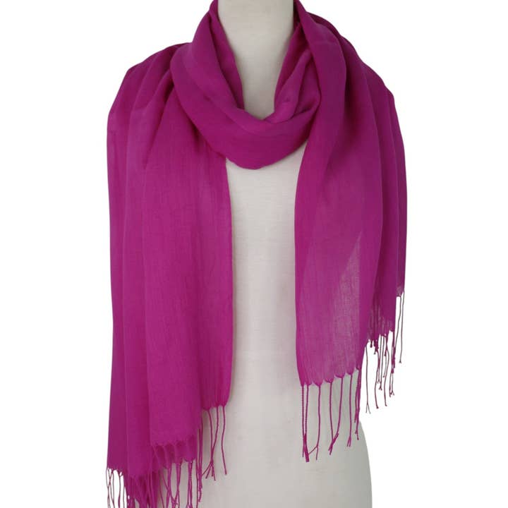 TAPA fashion - Wholesale Scarf - Women's - Plain Viscose Scarves VP1211B (12PC)9