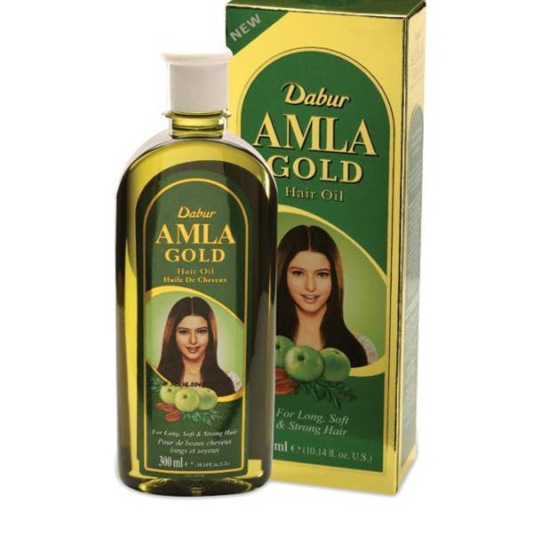 Ancientveda - Vendita all'ingrosso Oli per capelli - Olio per capelli Amla Gold (300 ml)0