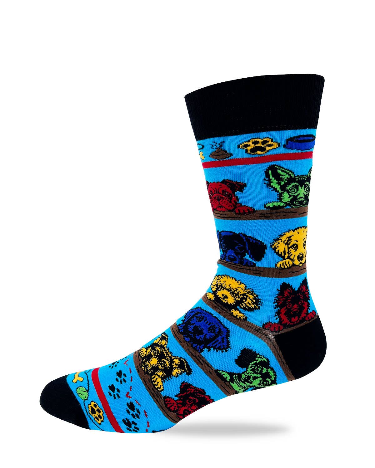 Fabdaz - Wholesale Socks - Men's - Every Move You Make, Every Bite You Take I'll Be Watching You Men's Novelty Crew Socks2