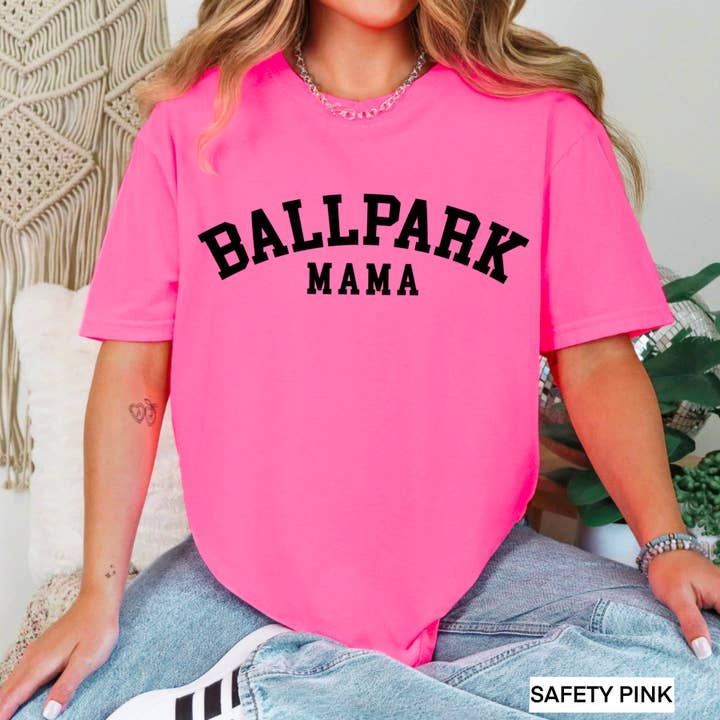 Shoppe SHC - Wholesale T-Shirt (Graphic) - Women's - Ballpark Mama Graphic Shirt | Gameday Shirt | Gildan  13