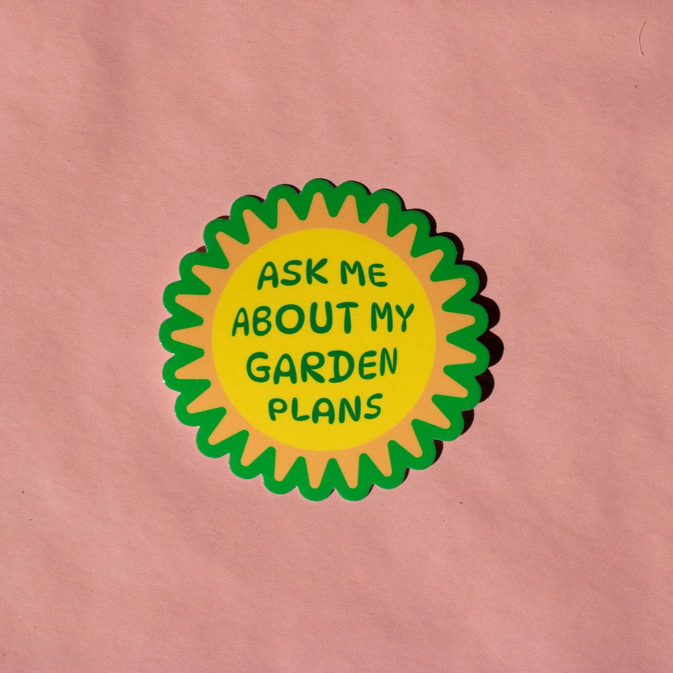 Doctor Scribble – wholesale Klistermärke – Fråga mig om mina trädgårdsplaner Vinylklistermärke3