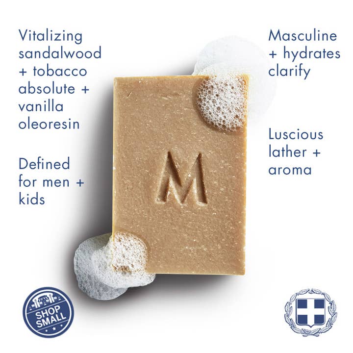 Manos Soap Co. - Wholesale Bar Soap - Sandalwood Tobacco Vanilla Soap Bar3