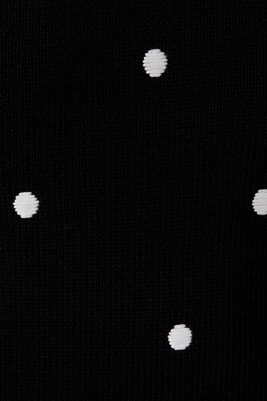 Sunday Edition - Wholesale Knit Sweater - Women's - ROUND NECK PUFF SHORT SLEEVE "POLKA DOT" EMBROIDERED SWEATER60