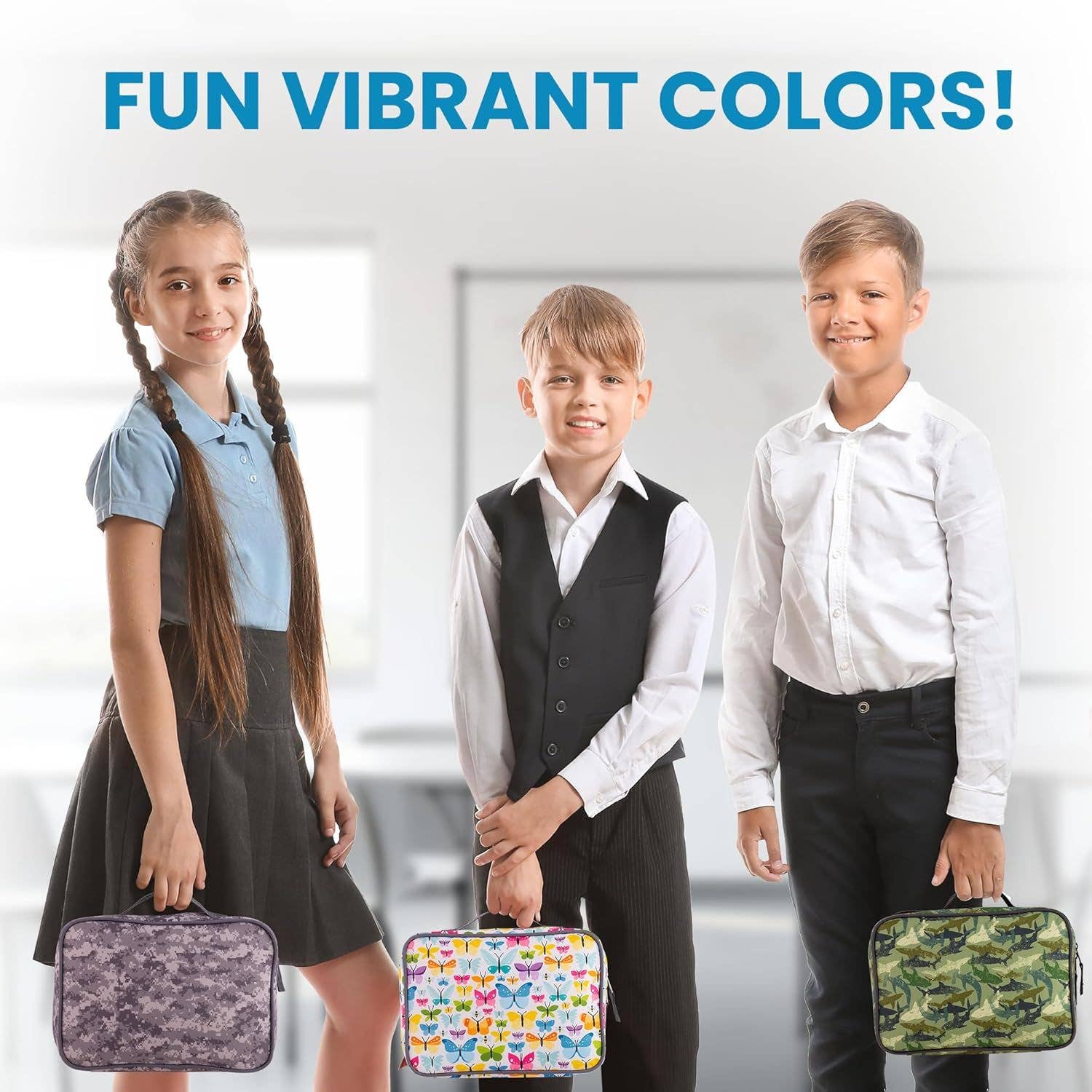 Zulay Kitchen - Wholesale Lunch Bag/Box - Kids - Insulated Lunch Bag With Spacious Compartment24