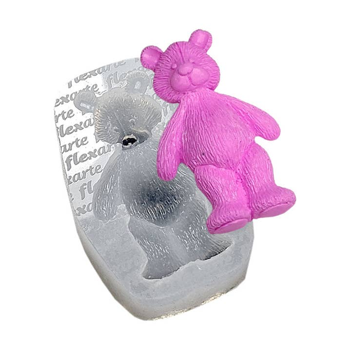 Grande stampo in silicone a forma di orso per decorare torte, cupcake, fondant, cioccolatini, caramelle, fai da te per la vendita all'ingrosso da parte di Flexarte USA