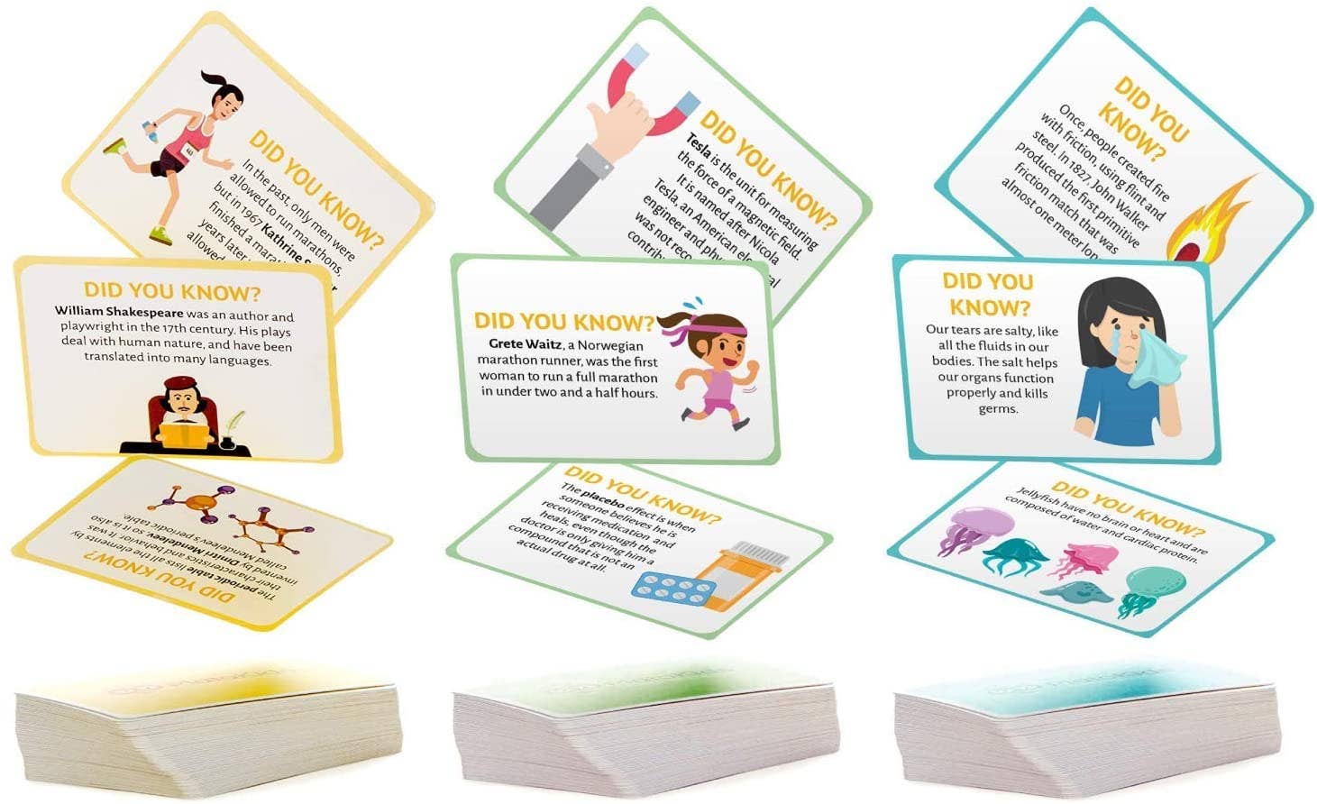 Plato Kids - Wholesale Learning Cards - Kids & Baby - Educational Lunch Box Notes for Kids Value Pack of 1800