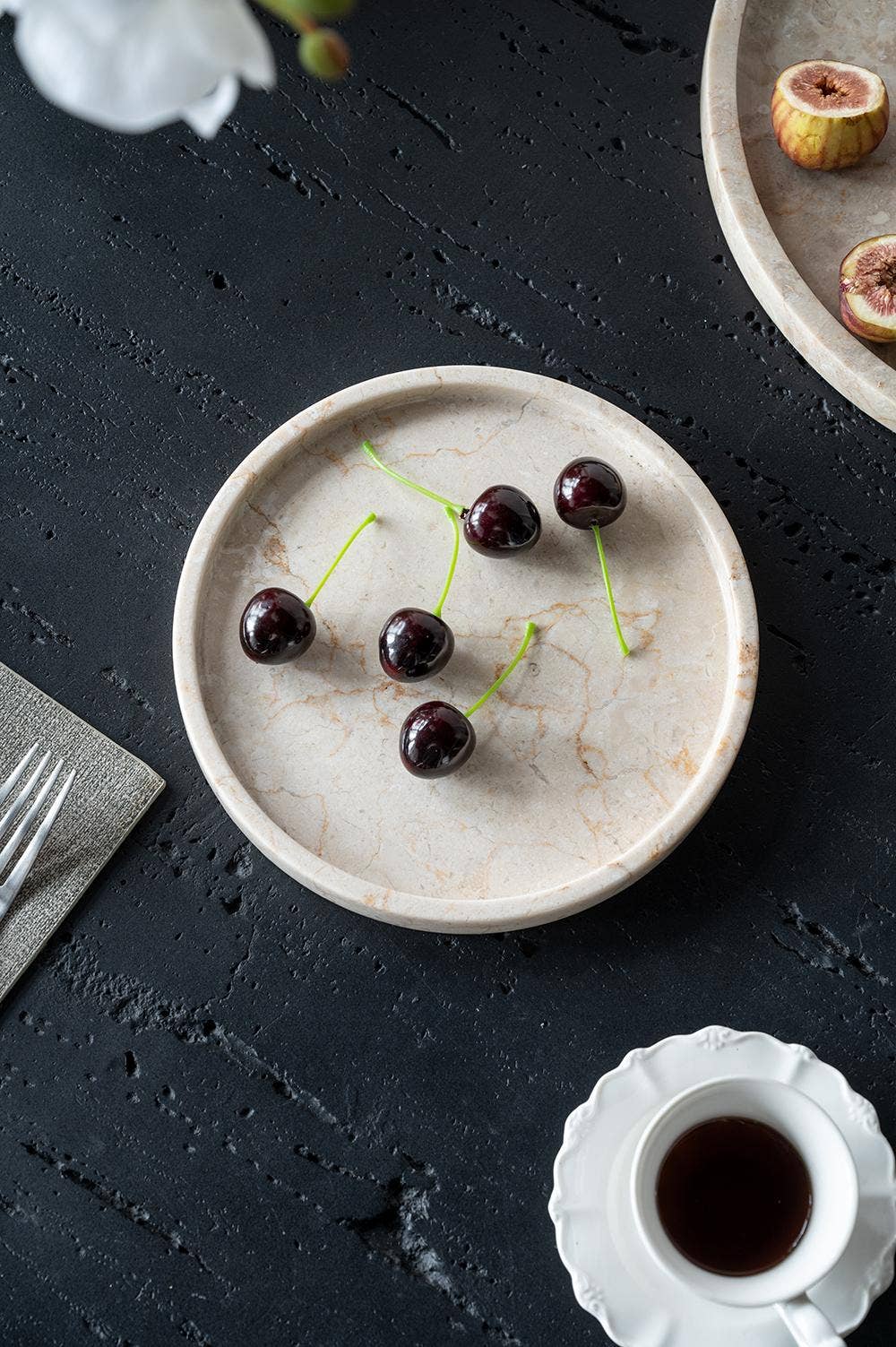 A&B Home Group Inc. - Wholesale Charger Plate - 12x12x1" Marble Elegance Plate