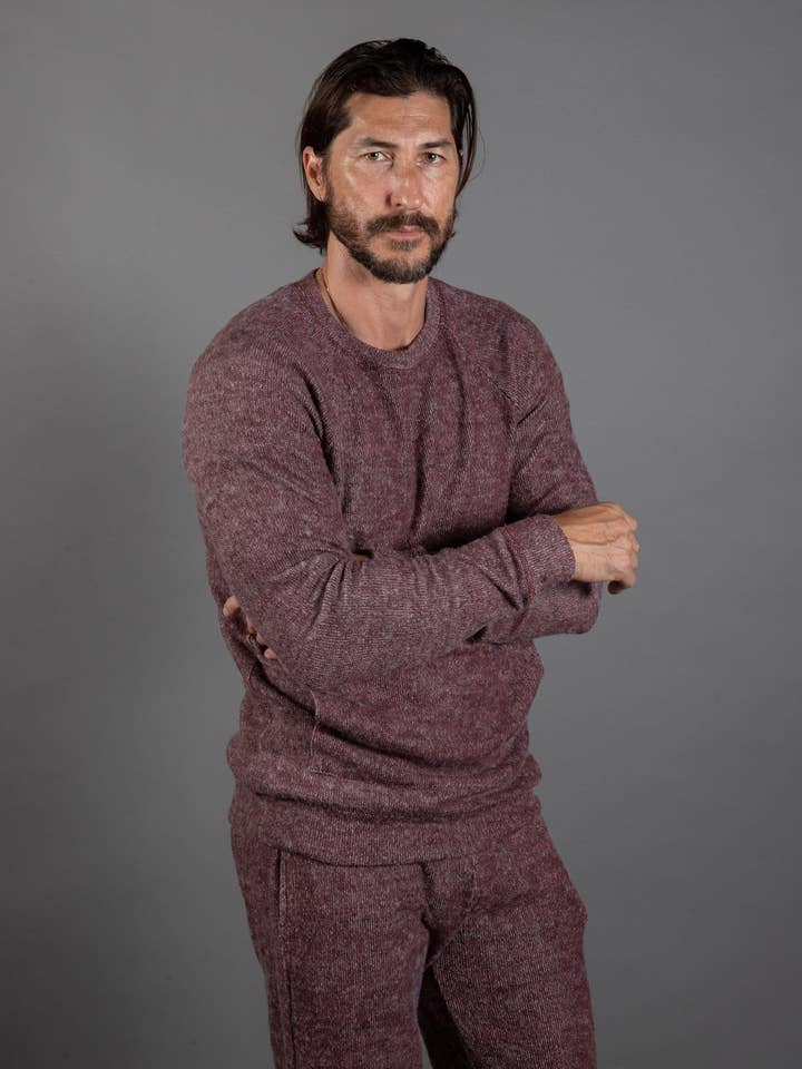 Mika Jaymes - Wholesale Sweatshirt – Men's - Men's Soft Knit Melange Kangaroo Pocket Pullover Sweater26