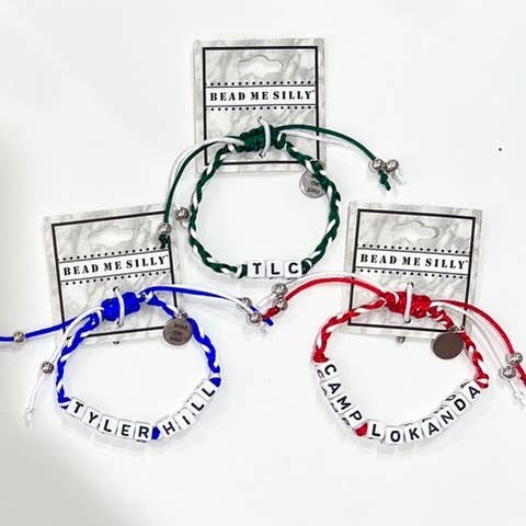 Bead Me Silly - Vente Bracelet tissé/tressé - Bracelet de camp personnalisé - Créez votre propre bracelet de camp4