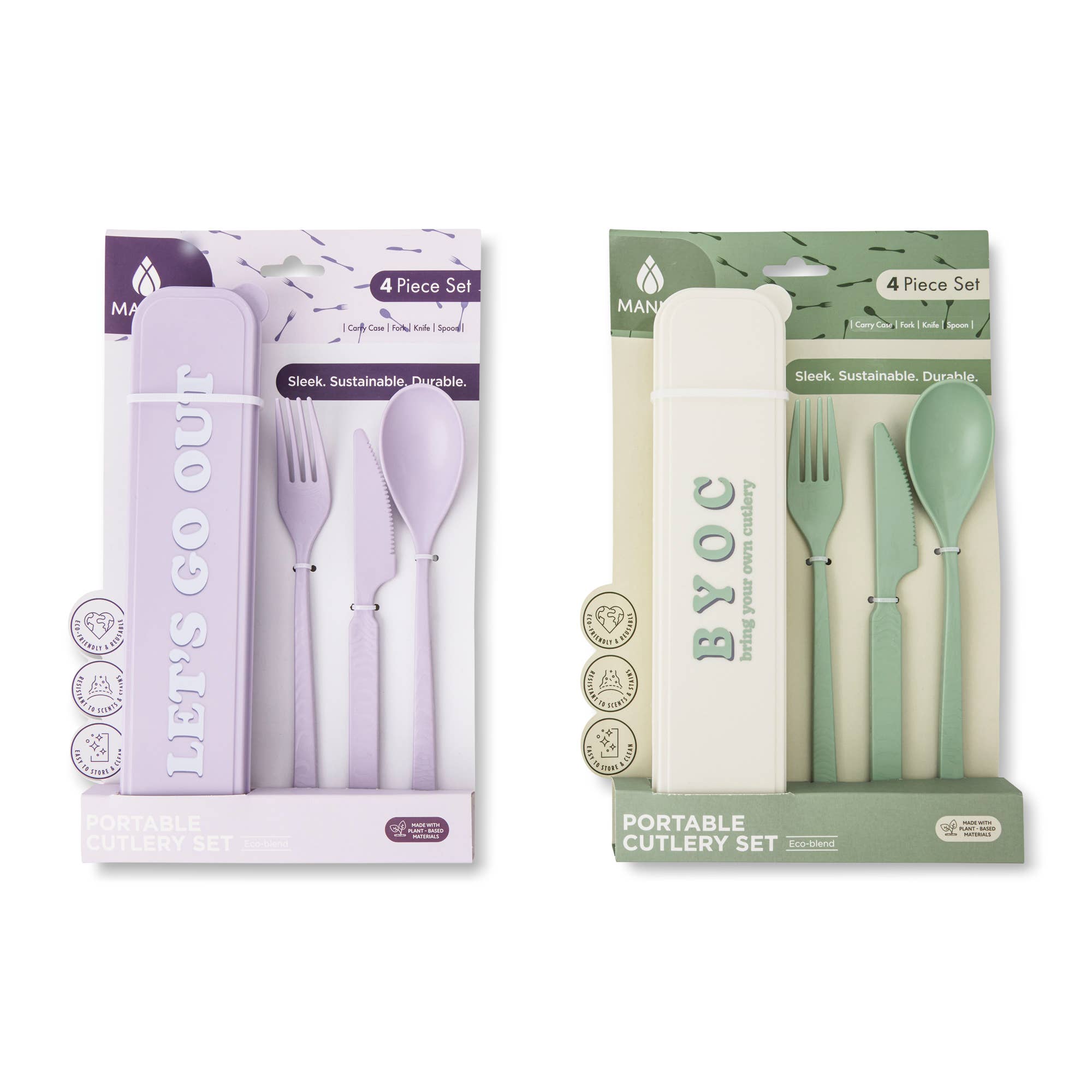 Core Home - Wholesale Kitchen Utensil Set - Portable Eco Cutlery Set - BYOC/LGO0