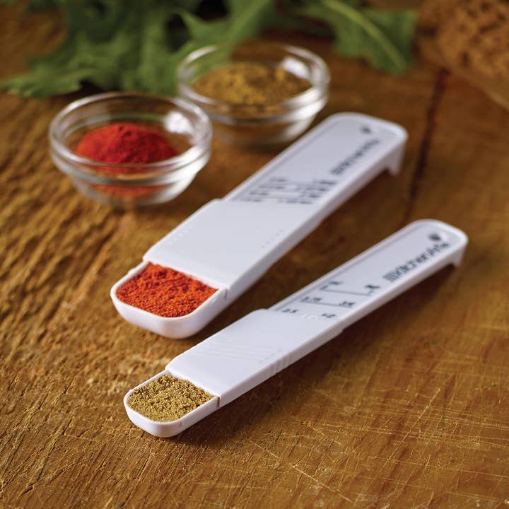 Fox Run Brands - Wholesale Measuring Spoon - KitchenArt Adjustable Measuring Spoon Set, 2-Pieces
