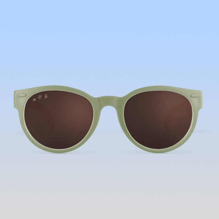 Roshambo Eyewear - Wholesale Sunglasses - Kids - Round Sunglasses | Sage Green