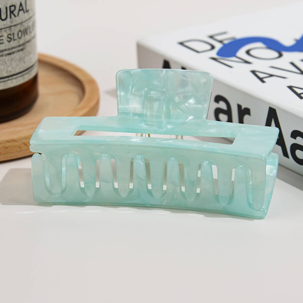 TheDivaSoap - Wholesale Hair Clip - Women's - Vintage Oversized Square Acetate Claw Clip, Eco-Friendly0