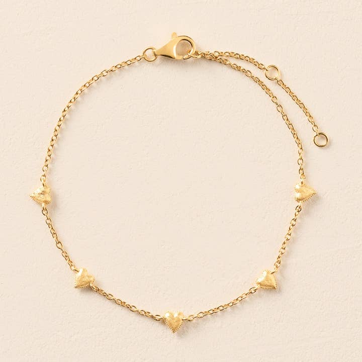 Bracelet Amori | Bijou Cadeau en Or Imperméable pour la vente par Agapée Jewelry