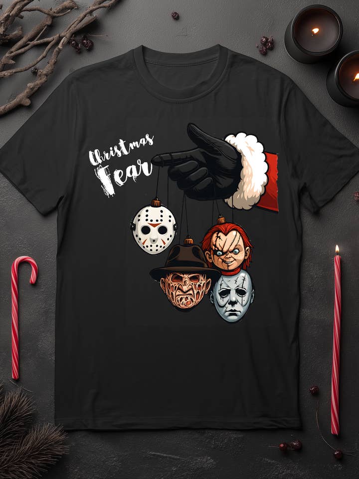 Maglietta Paura di Natale per la vendita all'ingrosso da parte di Cute And Spook