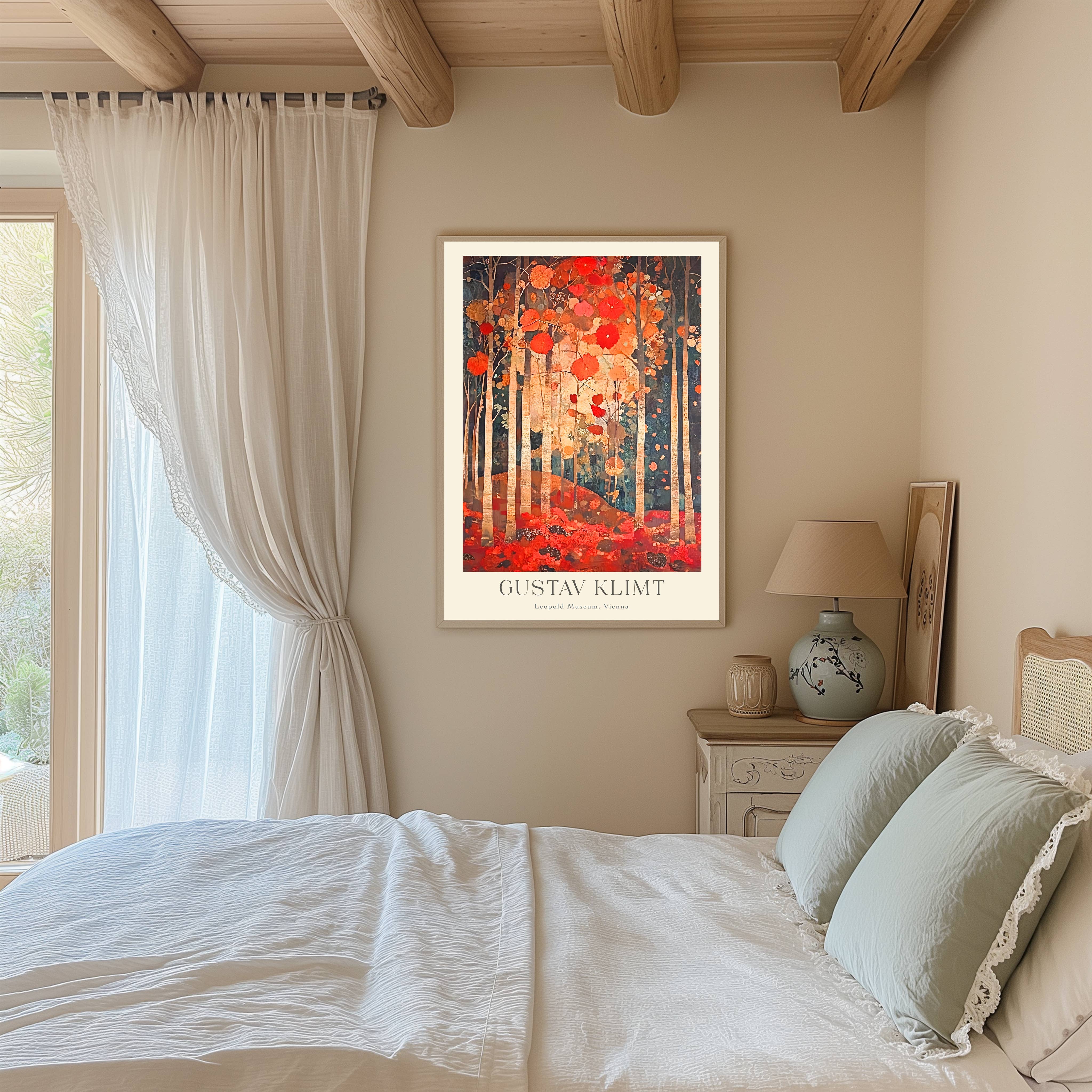 Kumo Art Prints - Wholesale Art Print -  Gustav Klimt Forest Art Print   2
