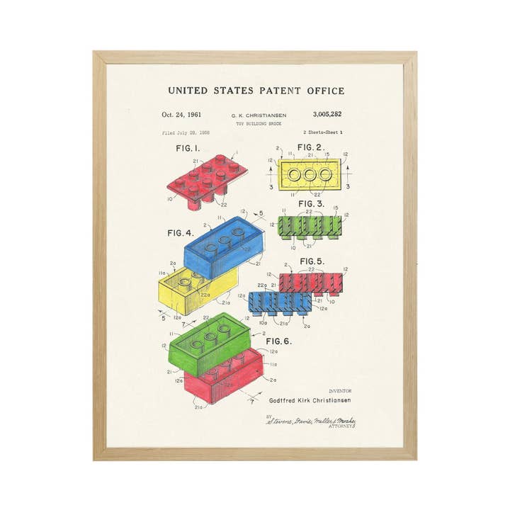 Lego-patentet för wholesale av Antique Curiosities Inc