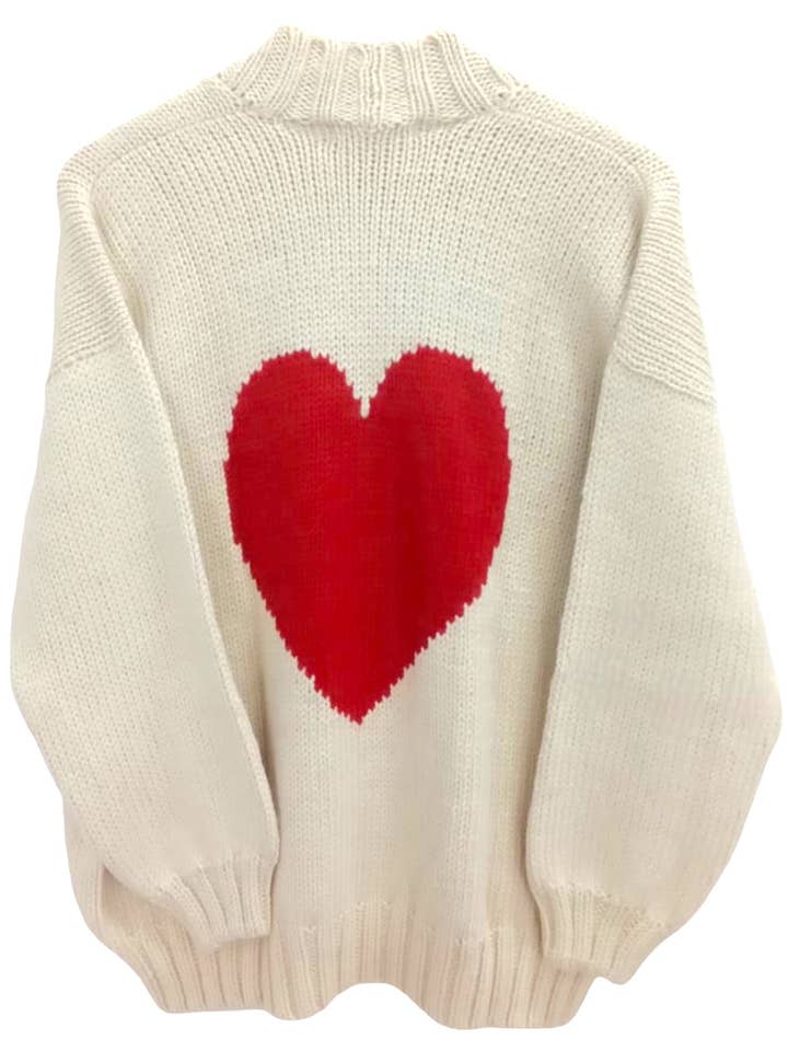 YAPA – wholesale Cardigan – Women’s – Chunky Alpaca heart Cardigan3