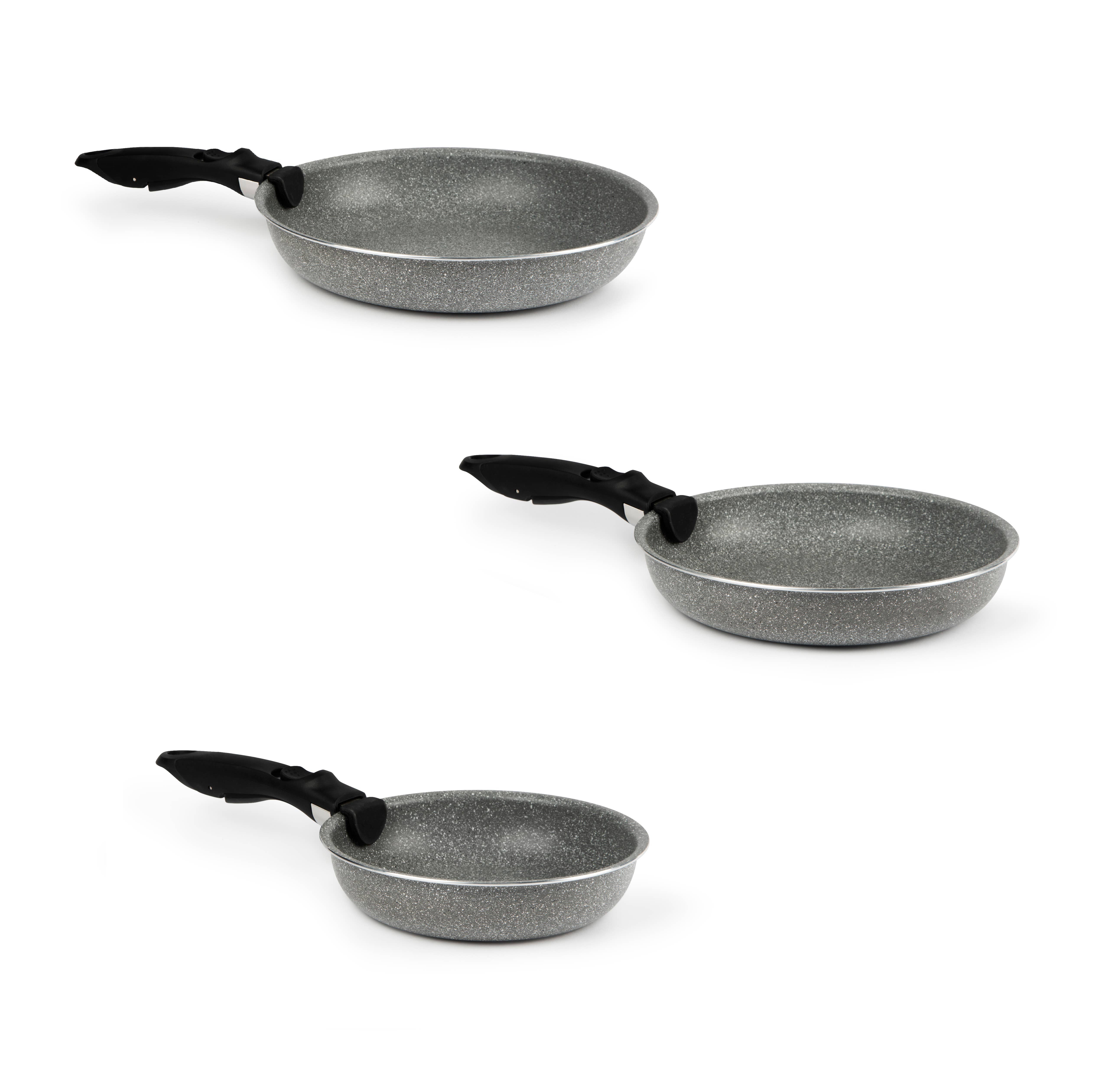 Gray Taupe Set of 3 Pans 20-24-28 M/Rem. for wholesale on Faire1