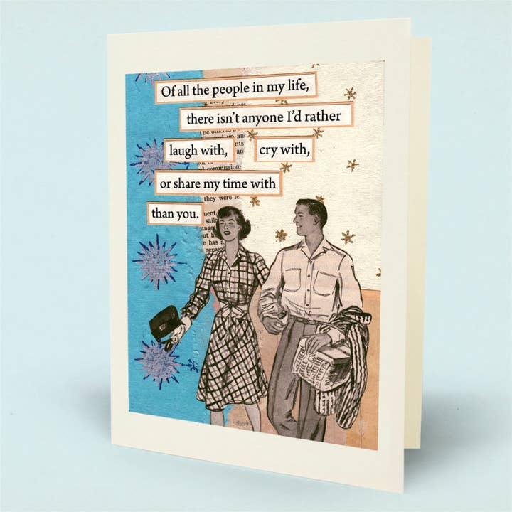 With You Card for wholesale by Mina Lee Studio