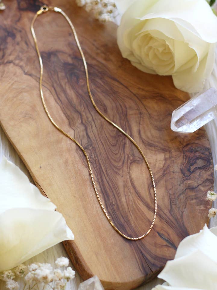 Bella Dainty Gold Necklace for wholesale by Malabella Jewels