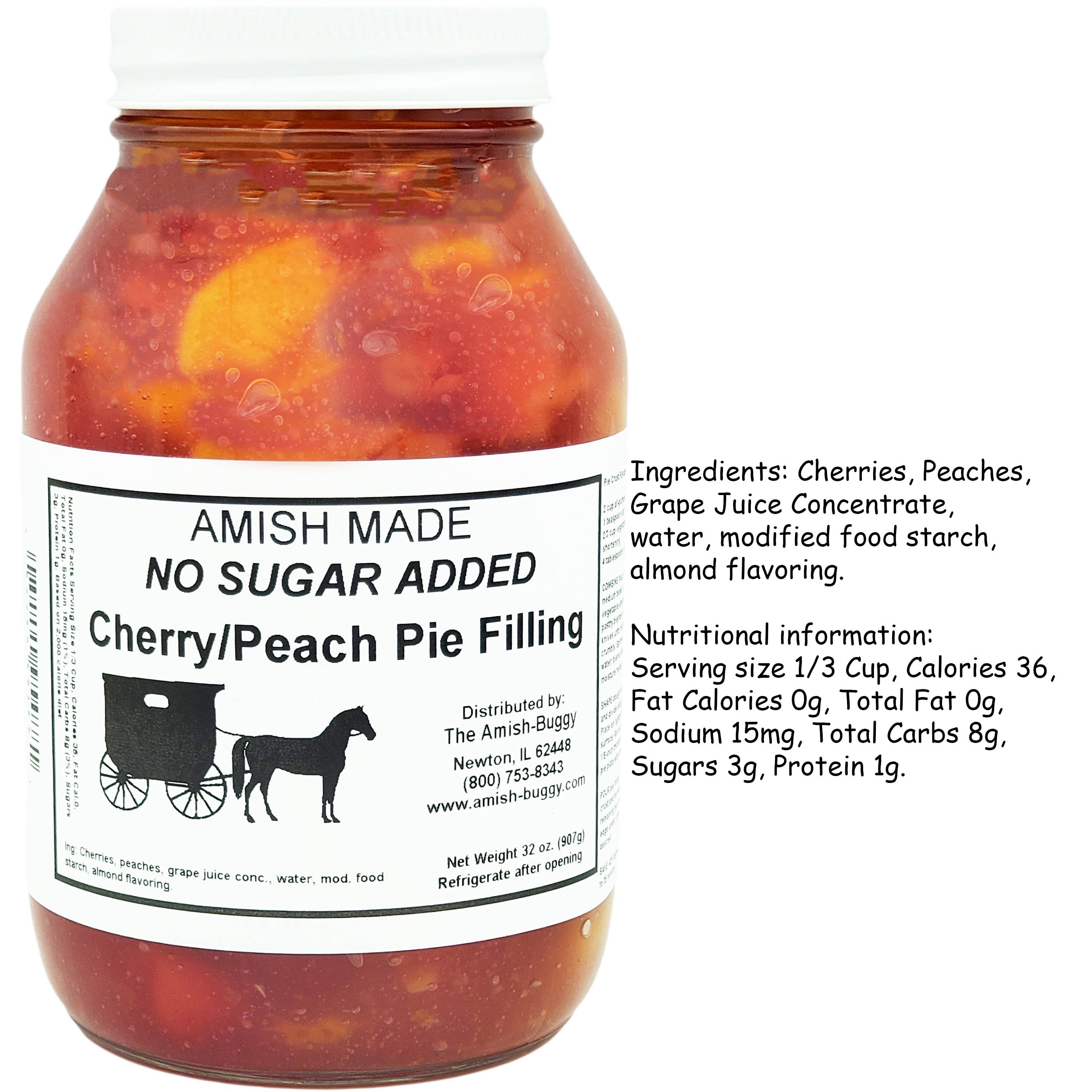 Arndt's Fudgery LLC - Wholesale Jam/Jelly - Amish Pie Filling - 32 Oz Jar26