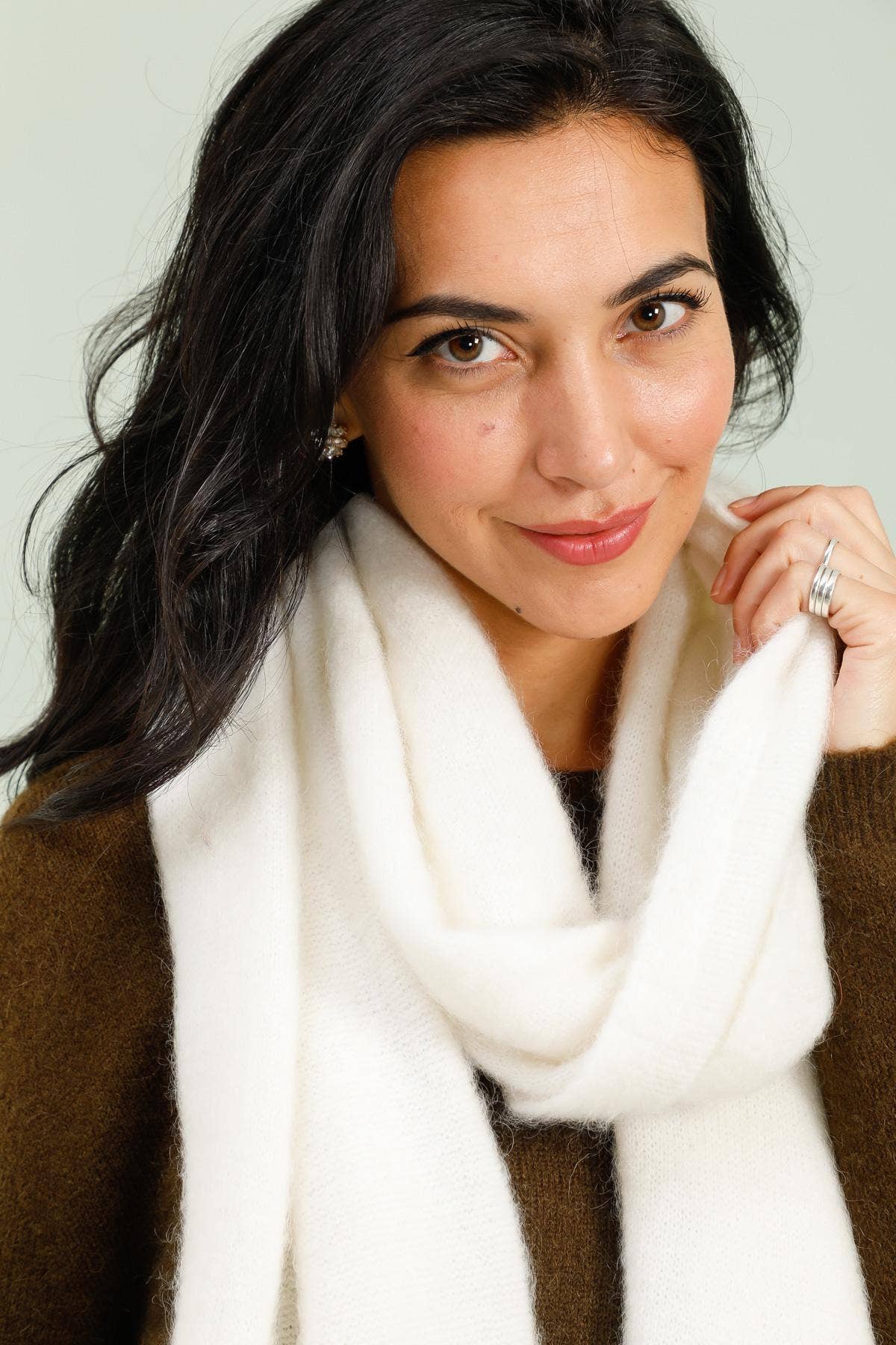 NAÏS PARIS – Großhandel Schal – Damen – Schal aus Ziegenmohair und Merinowolle1