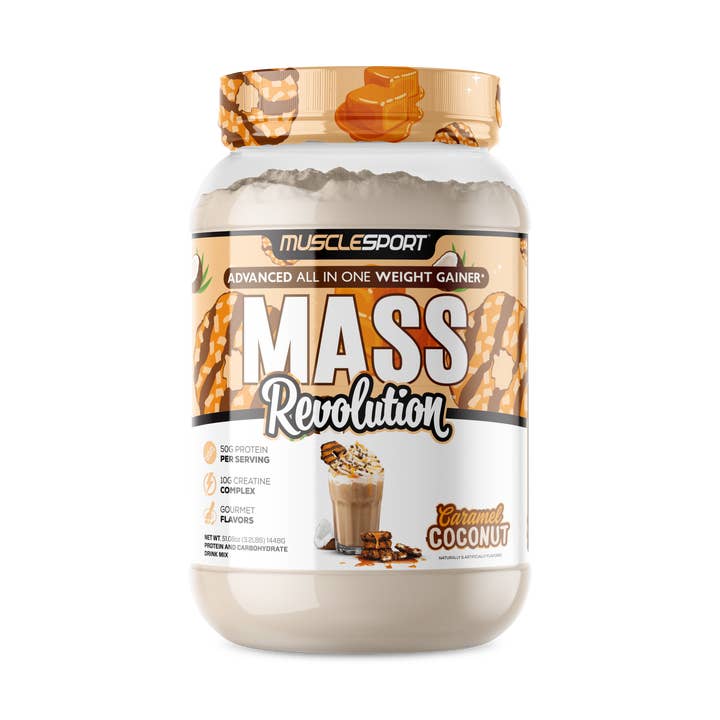 MuscleSport - Wholesale Protein/superfood powder - Mass Revolution™ Mass Gainer 3.2lb8