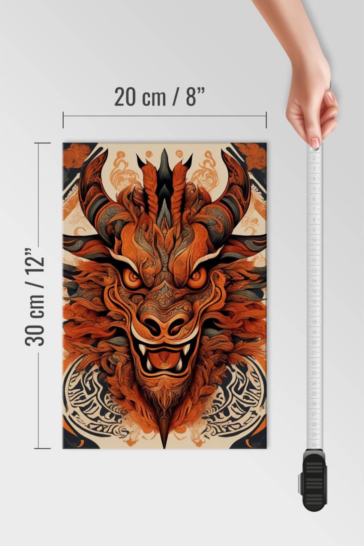 Femer - Wholesale Sign - Dragon Rune 20x30cm wooden sign3