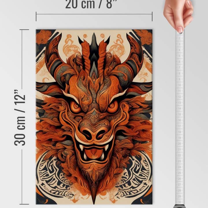 Femer - Wholesale Sign - Dragon Rune 20x30cm wooden sign3